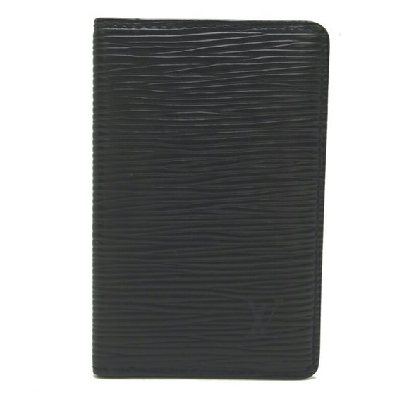LOUIS VUITTON Other - Louis Vuitton Pochette Cult Visit Men's Card Case M56572 Epi Creel Black